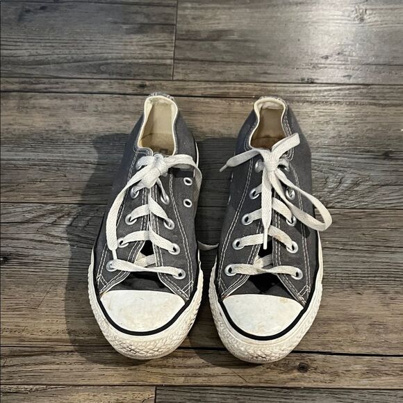 Converse Charcoal and White Low-Top Sneakers - Picture 7 of 8